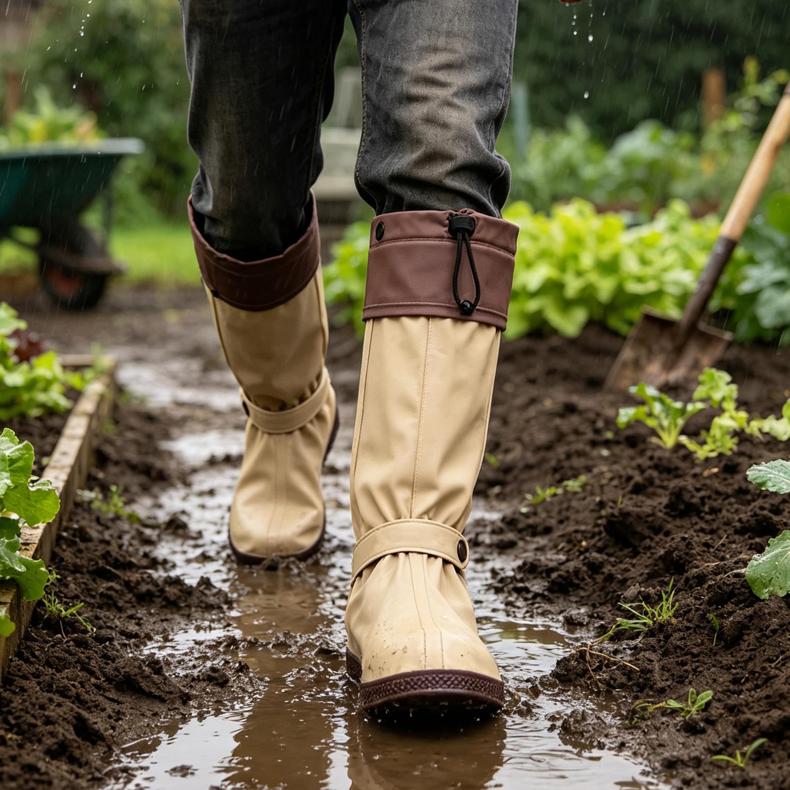 Rain Shoe Covers Zipper Anti-S - Cycling Commute Shoes recension och pris