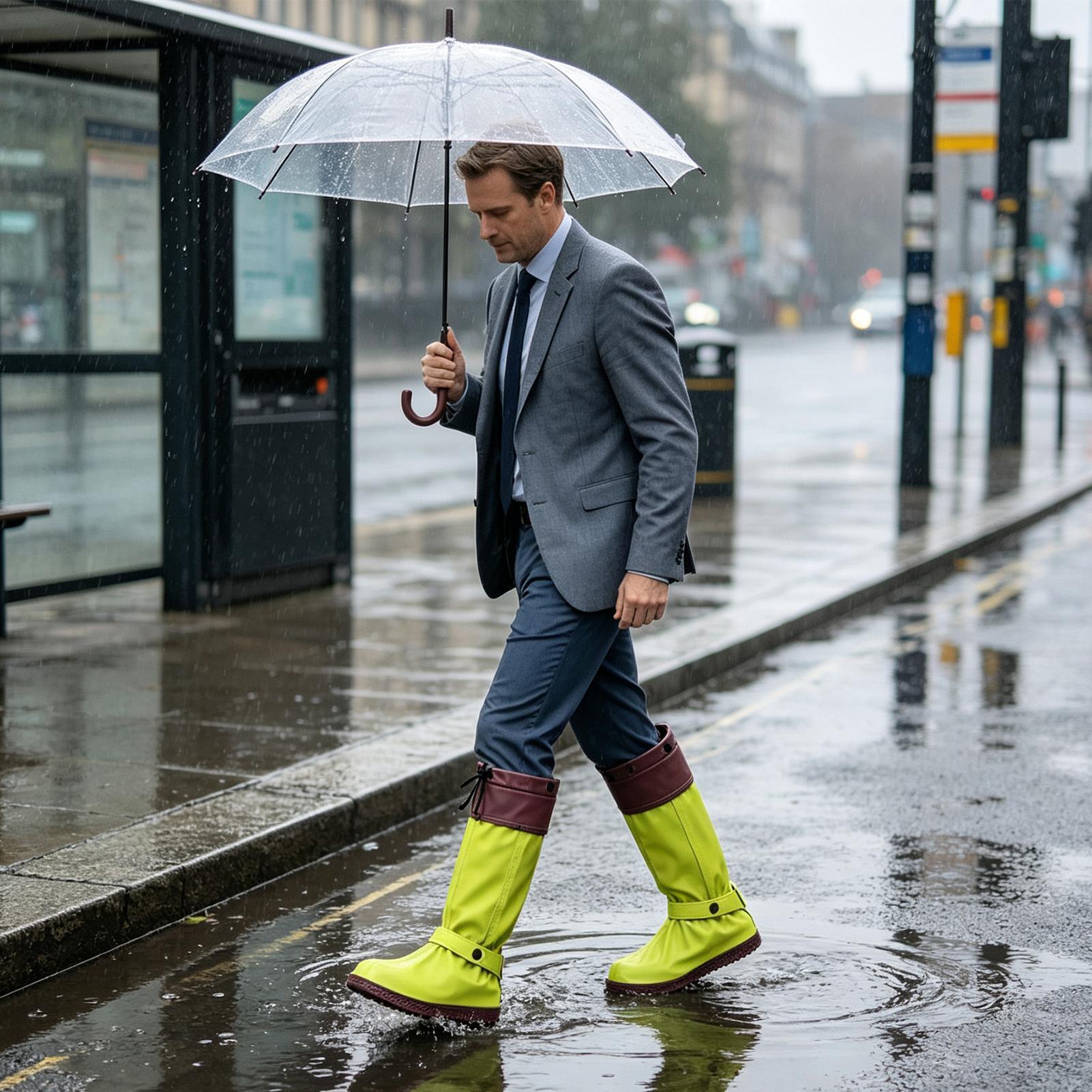 Rain Boot Covers Zipper Reusab - Cycling Commute Shoes recension och pris