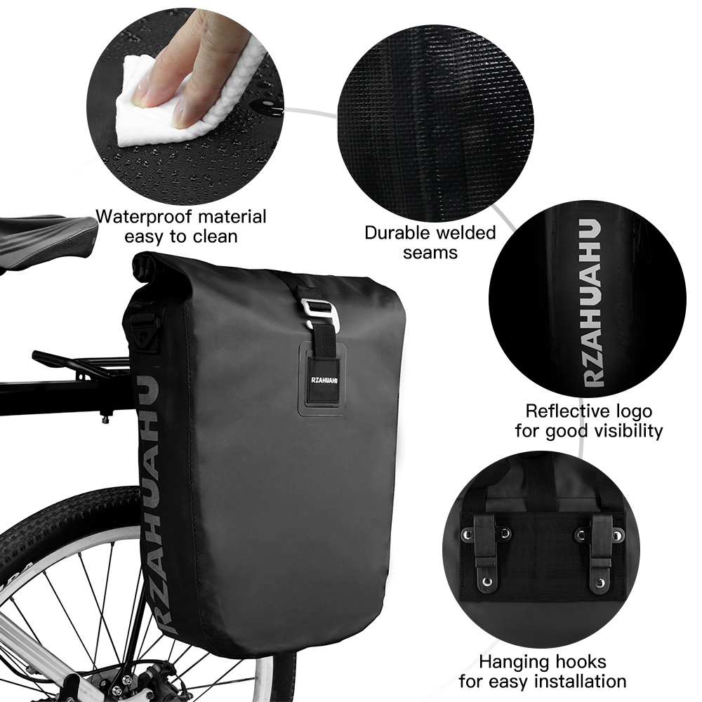 20L Bike Side Storage Bag Wate - Panniers Waterproof Rear recension och pris