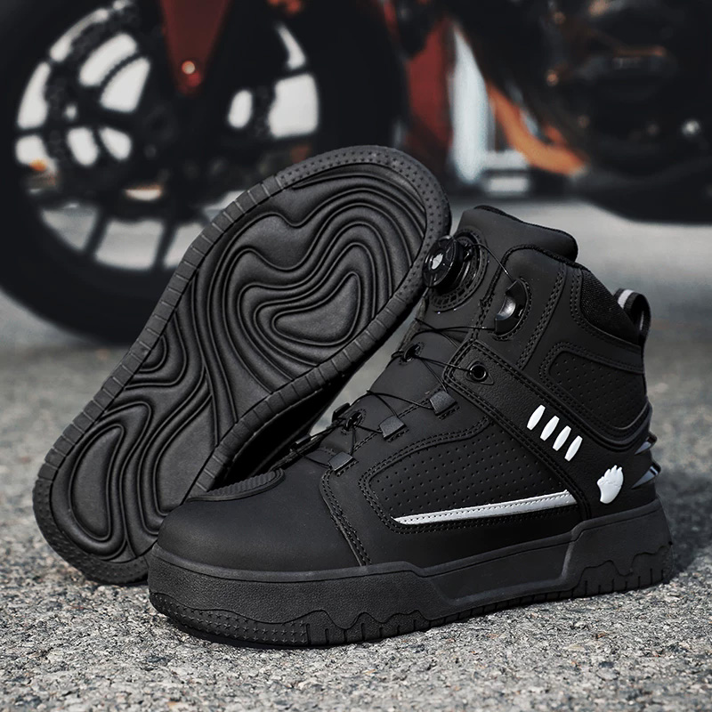Men Motorcycle Riding Boots Wa - Cycling Commute Shoes recension och pris