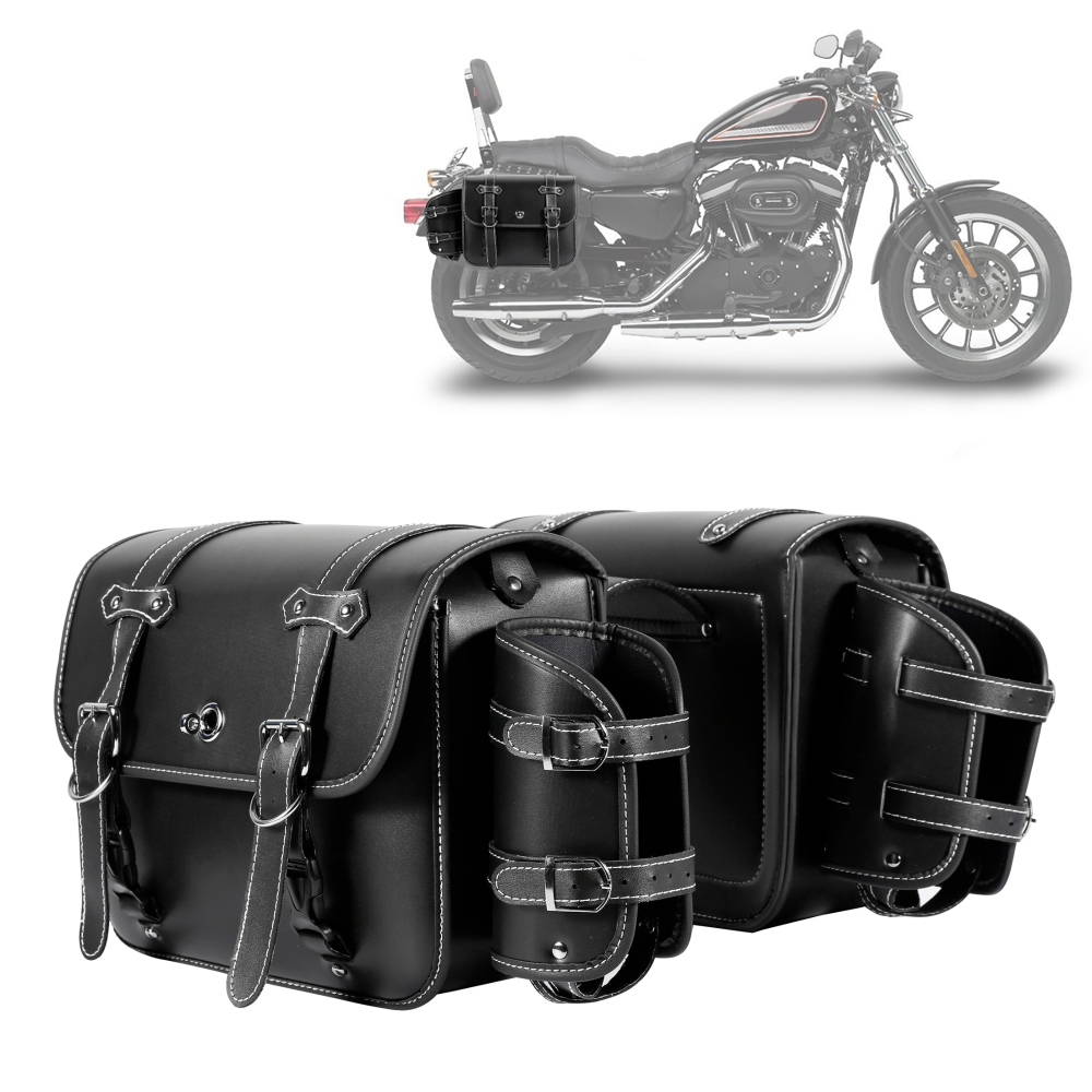 Motorcycle Saddlebags with Cup - Panniers Waterproof Rear recension och pris